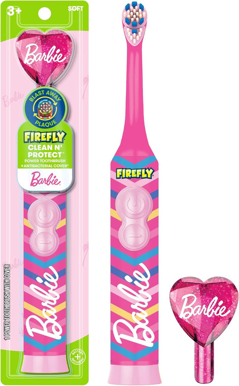 Firefly Toothbrush Barbie Soft Battery Powered With Cover