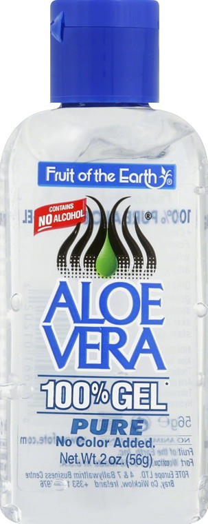 Fruit Of The Earth 100% Aloe Vera 2oz Gel