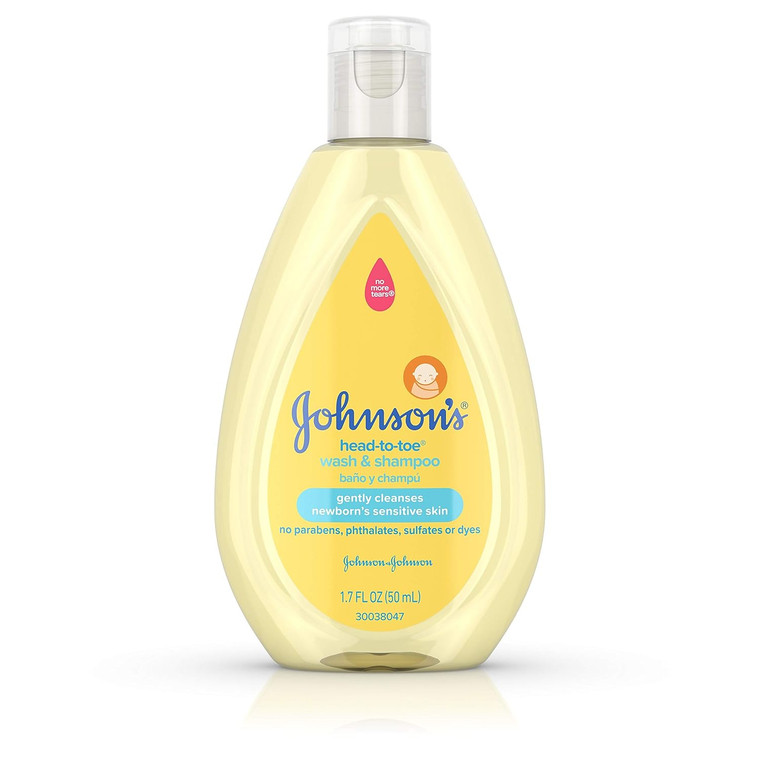 Johnsons Baby Head To Toe Wash And Shampoo 1.7oz