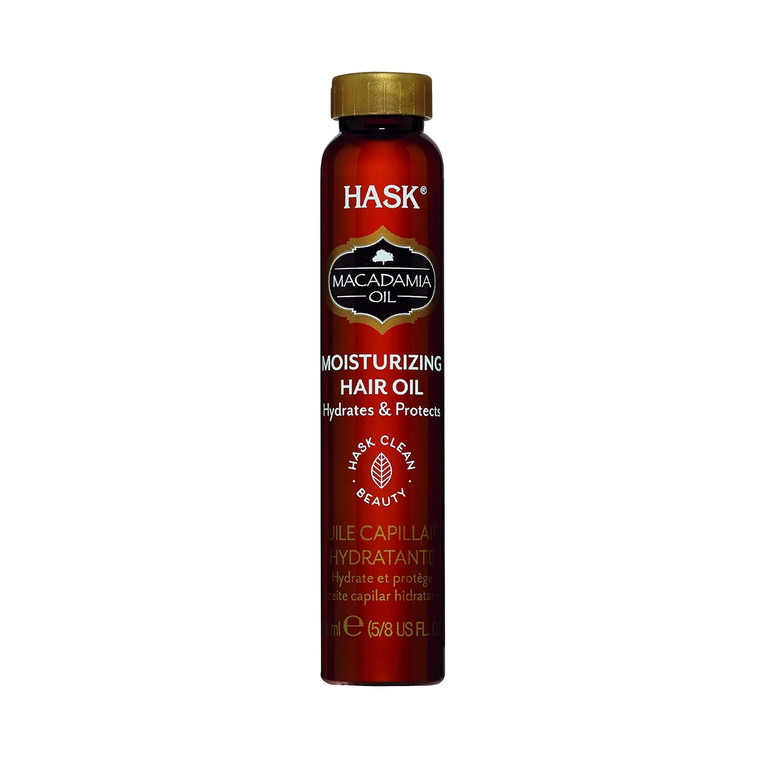Hask Vials Macadamia Oil Moist Hair Oil 0.63oz