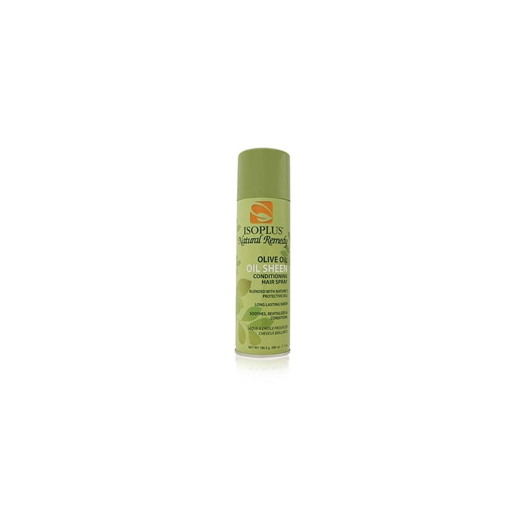 Isoplus Nat Remedy Olive Oil Sheen Hair Spray 7oz