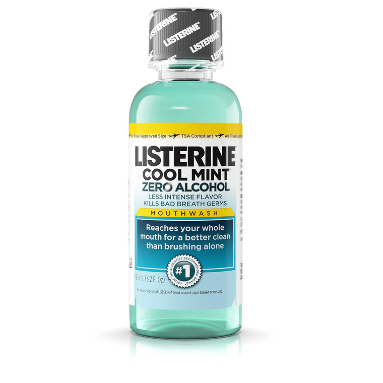 Listerine Cool Mint Zero Alcohol 3.2oz