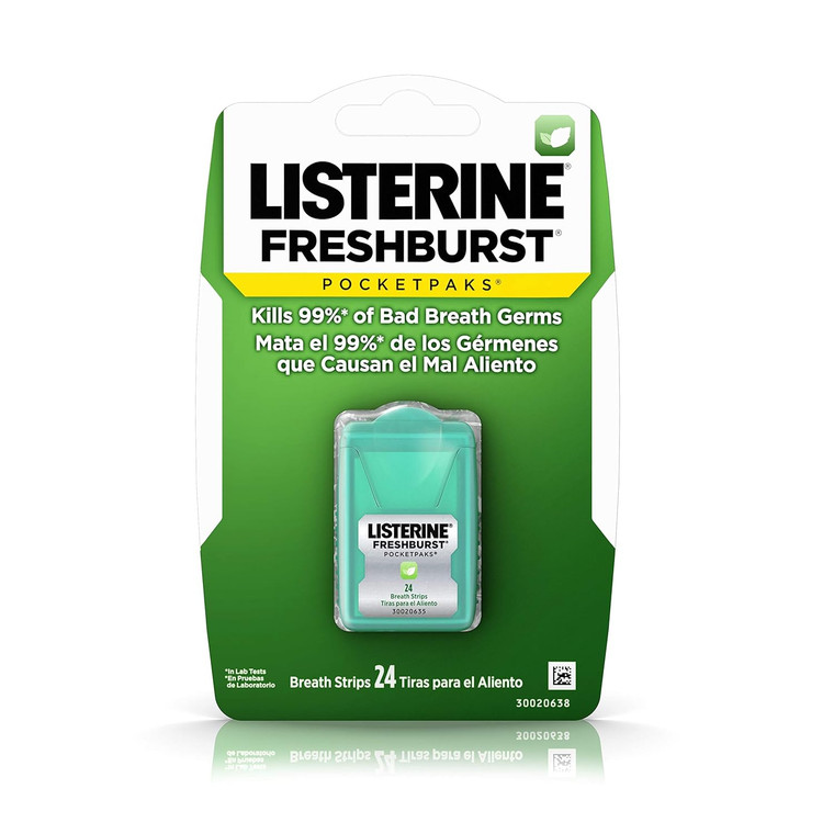 Listerine Pocketpaks Breath Strips Freshburst