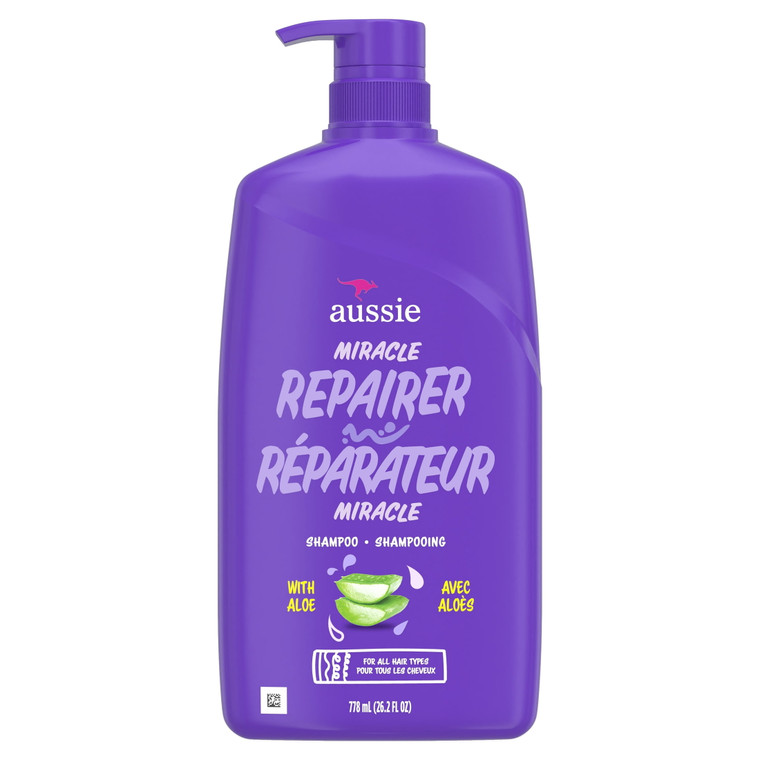 Aussie Shampoo Miracle Repairer With Aloe 26.2oz