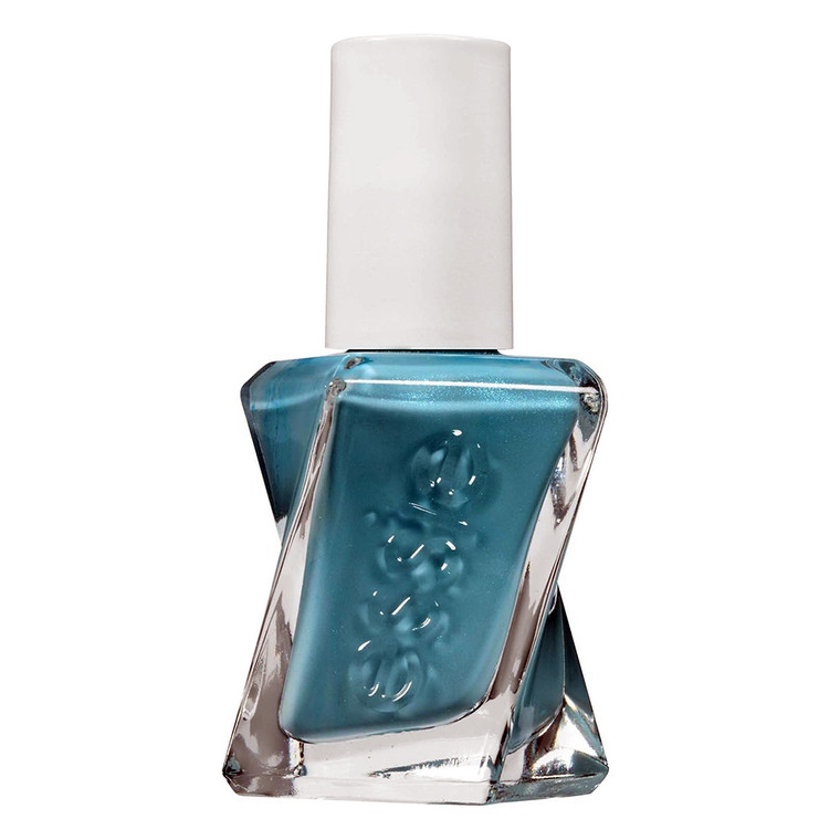 essie gel couture gel-like nail polish vegan blue first view, 0.46 Oz