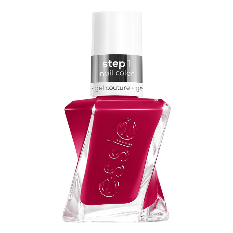 essie gel couture gel-like nail polish vegan pink chevron trend, 0.46 Oz