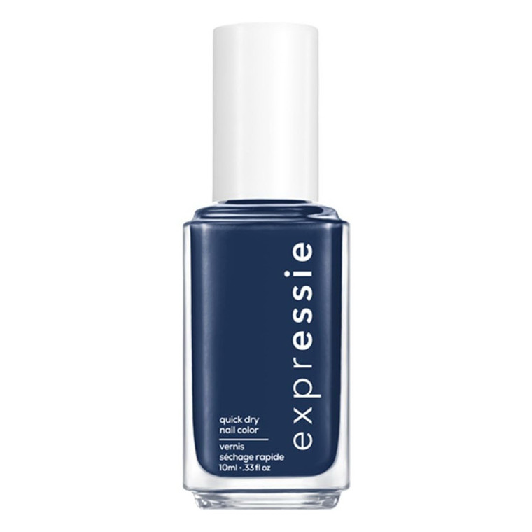 essie expressie quick dry nail polish vegan formula navy blue Left On Shred, 0.33 Oz