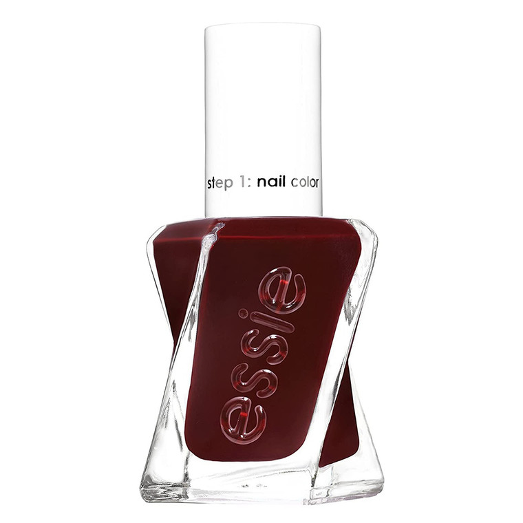 essie gel couture gel-like nail polish vegan red spiked with style, 0.46 Oz