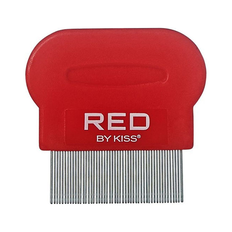 Kiss Red Metal Lice Comb