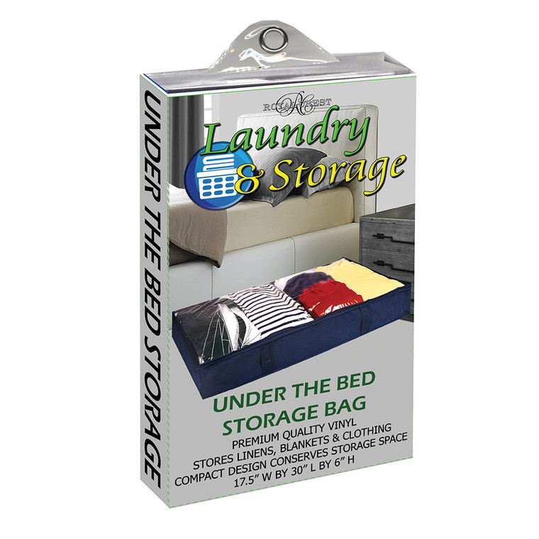 Under the Bed Storage Bag Durable Zippered Organizer for Clothes and Linens 1 Ea