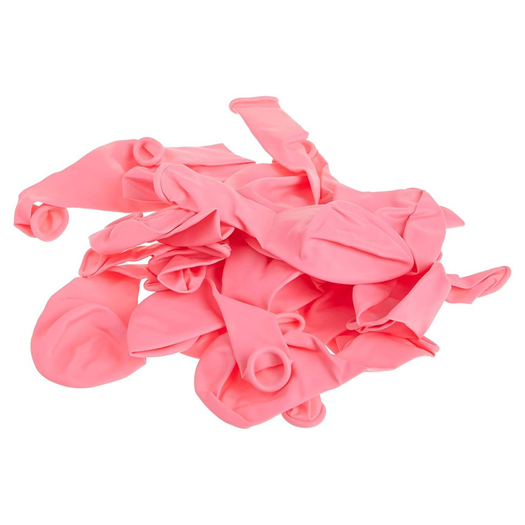 Party Balloons Petal Pink Decorative 9 inch 20 Ea