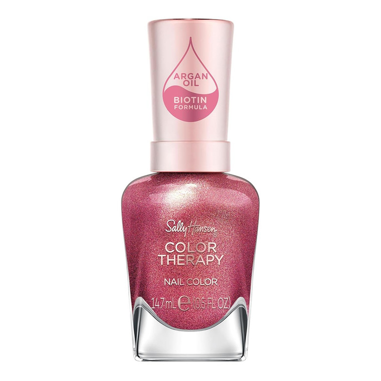 Sally Hansen Color Therapy Nail Polish Nourishing Argan Oil Infused Pomegratitude 0.5 Oz