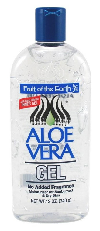 Fruit Of The Earth 100% Aloe Vera 12Oz Gel