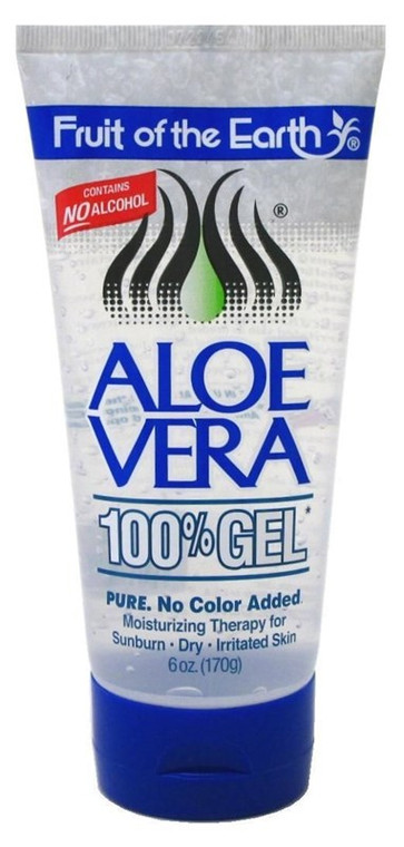 Fruit Of The Earth 100% Aloe Vera 6Oz Gel Tube