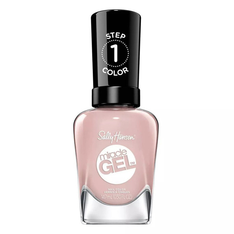 Sally Hansen Miracle Gel Nail Polish Cozy Chic Collection Longwear Chip-Resistant Bold Shine Sweeter Weather 0.5 Oz