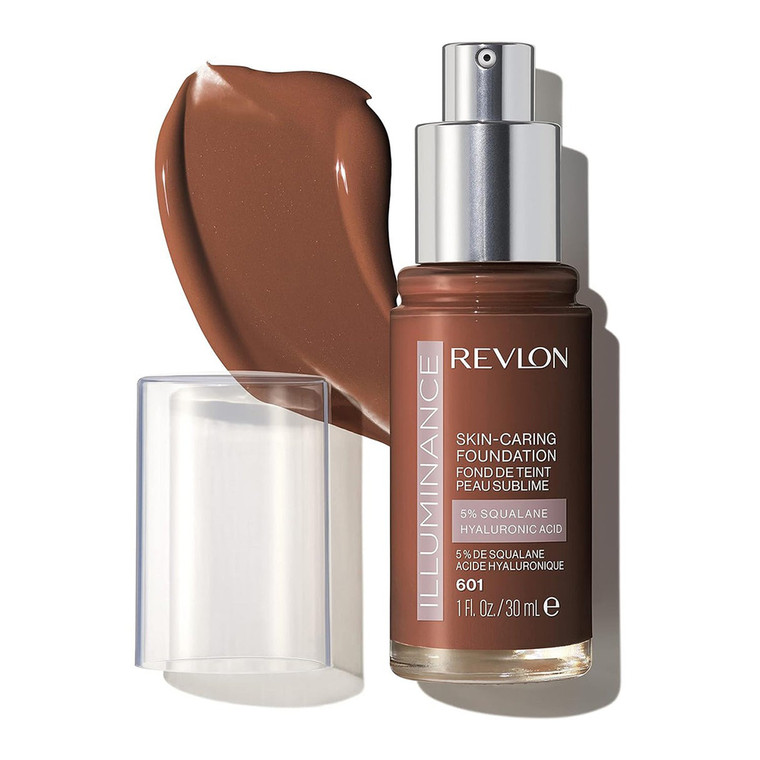 Revlon Illuminance Skin-Caring Foundation Soft Nutmeg Hydrating Coverage 1 Oz