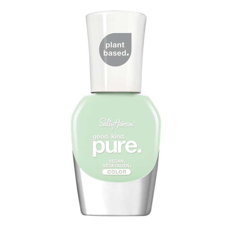 Sally Hansen Good.Kind.Pure Nail Polish Plant-Based Vegan Mint Refresh 0.33 Oz