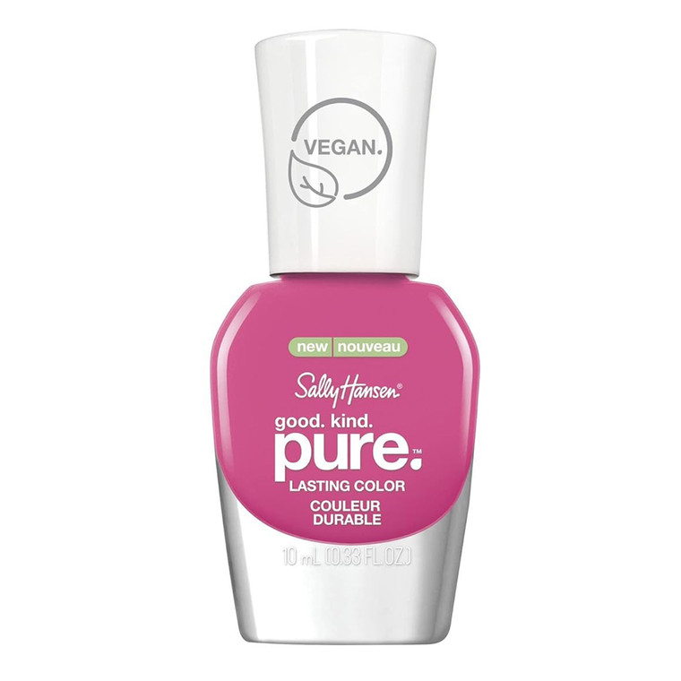 Sally Hansen Good.Kind.Pure Nail Polish Plant-Based Vegan Peony Origins 0.33 Oz