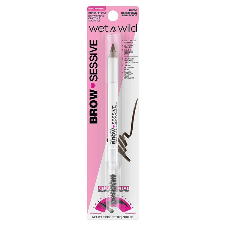 wet n wild Brow Pencil Dark Brown Loose 1 Ea