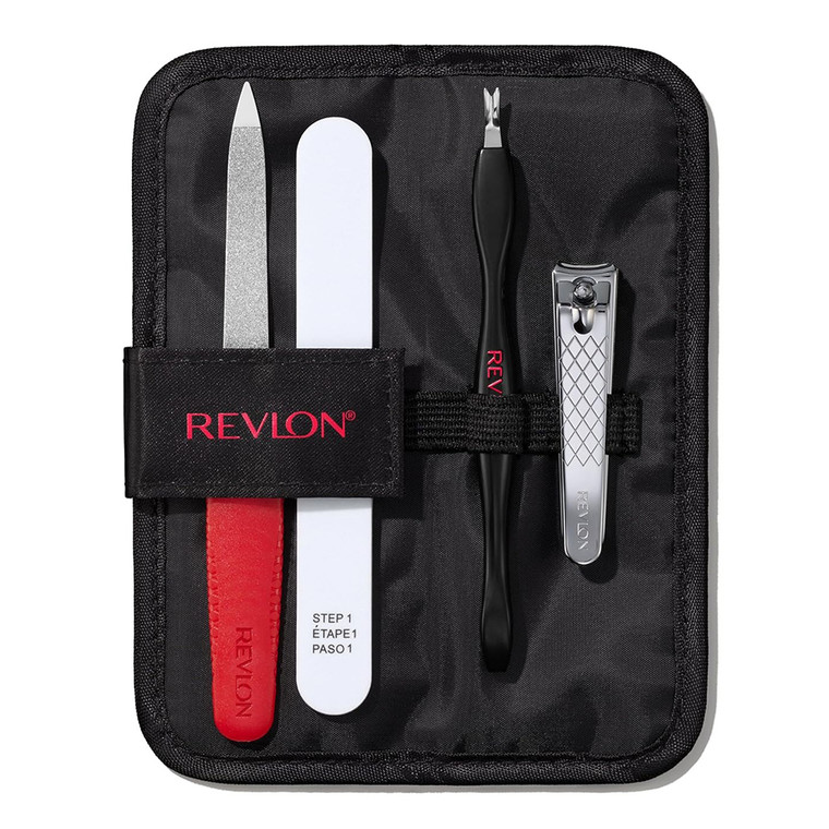 Revlon Manicure Essentials Kit Nail Care Tools for Shaping and Trimming 1 Set