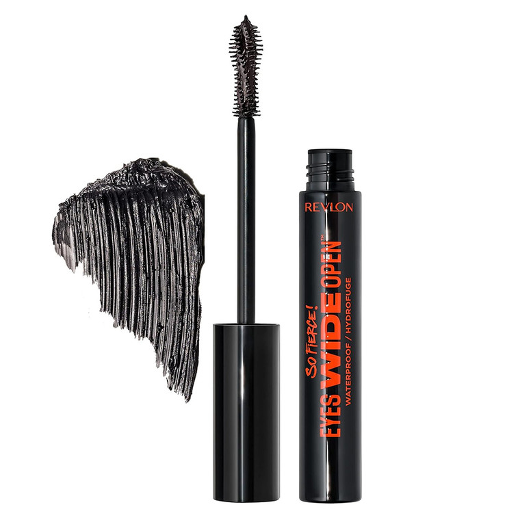 Revlon So Fierce Eyes Wide Open Mascara Waterproof Black Longwear Volume 0.34 Oz