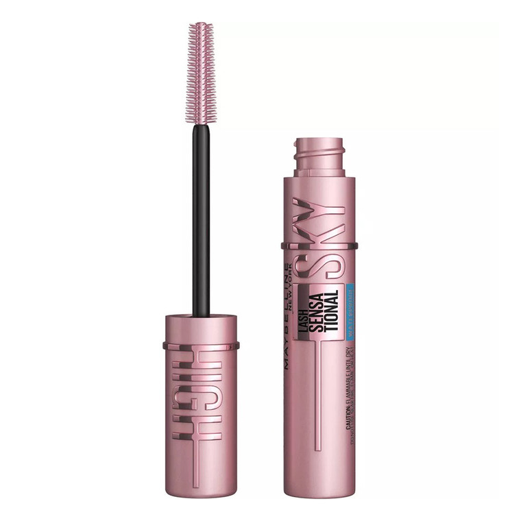 Maybelline Lash Sensational Sky High Waterproof Mascara, 803 Brownish Black, 0.2 oz