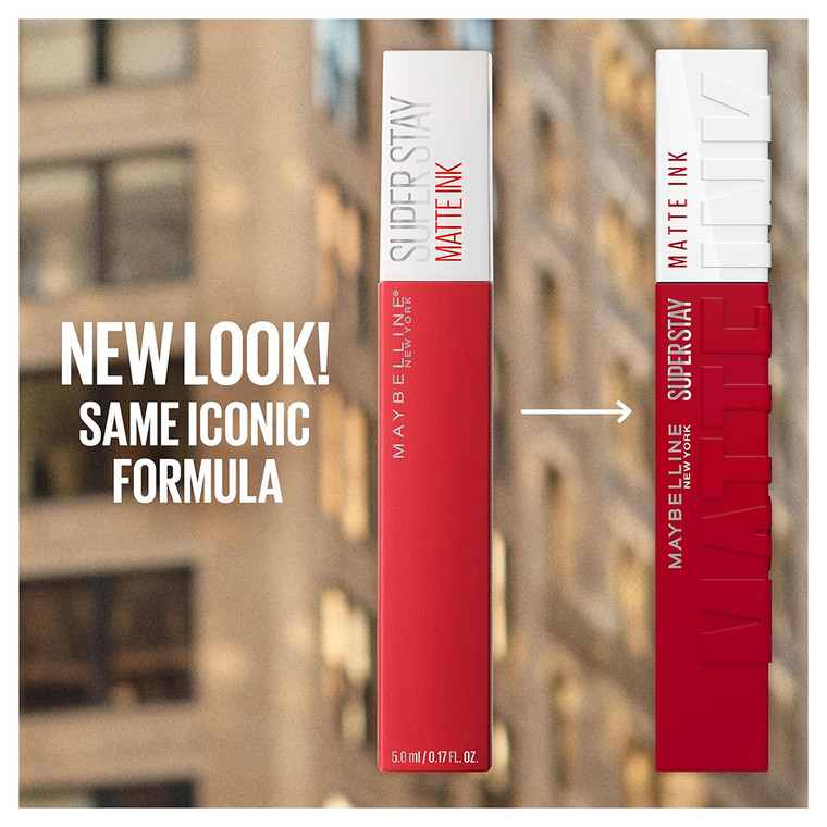 Maybelline SuperStay Matte Ink Liquid Lipstick, 155 Savant, 0.17 oz