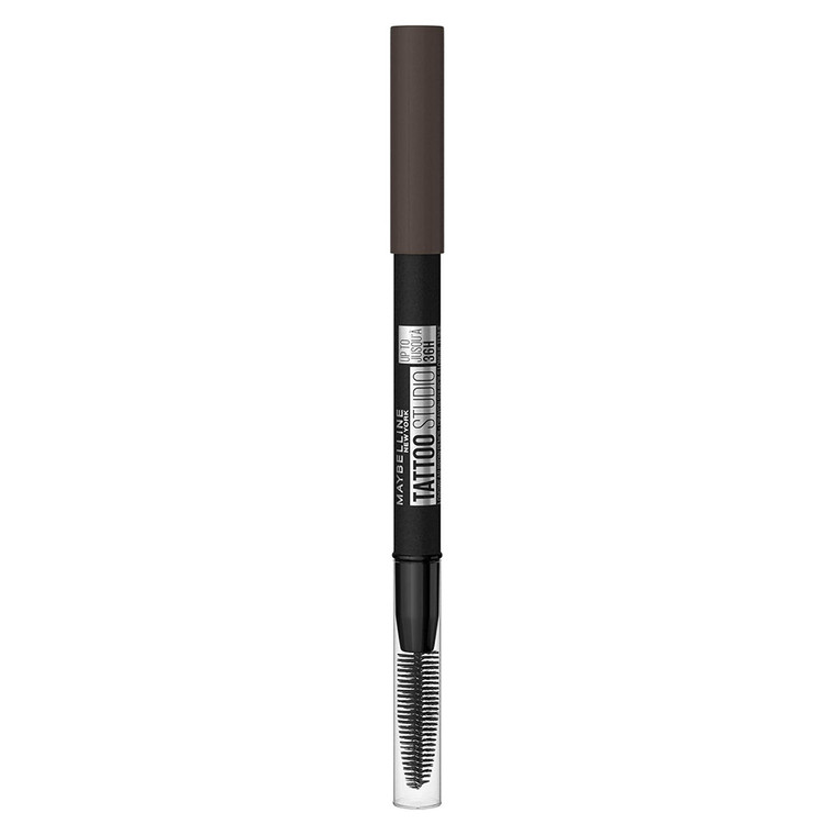 Maybelline TattooStudio Waterproof Eyebrow Pencil, 262 Black Brown, 1 ea