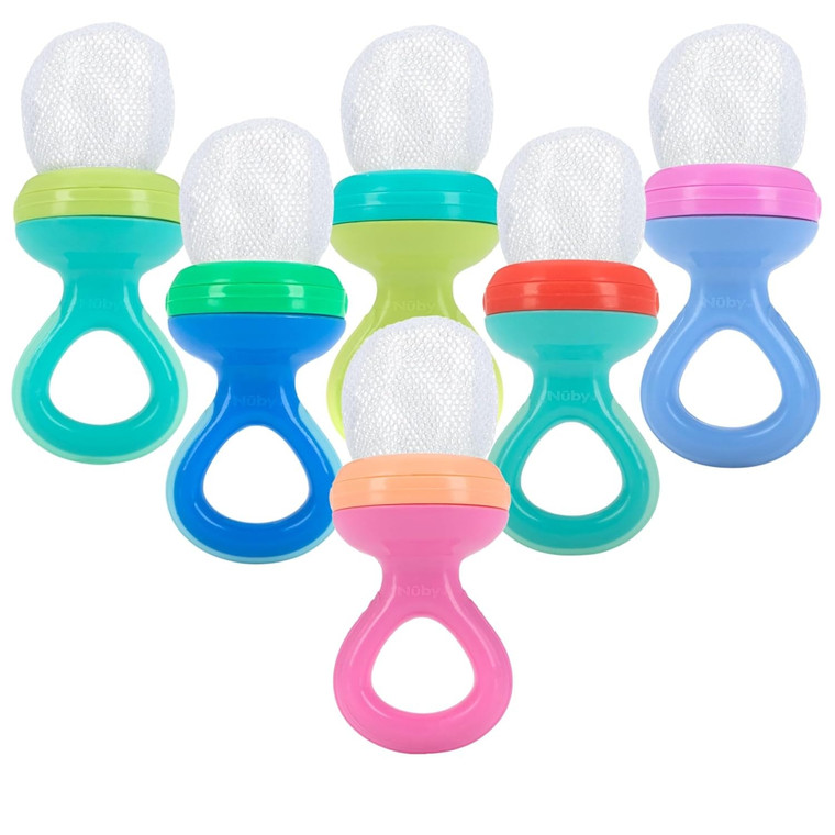 Nuby Nibbler Fresh Food Feeder Mesh Cover for Safe Baby-Led Weaning, 1-Pack