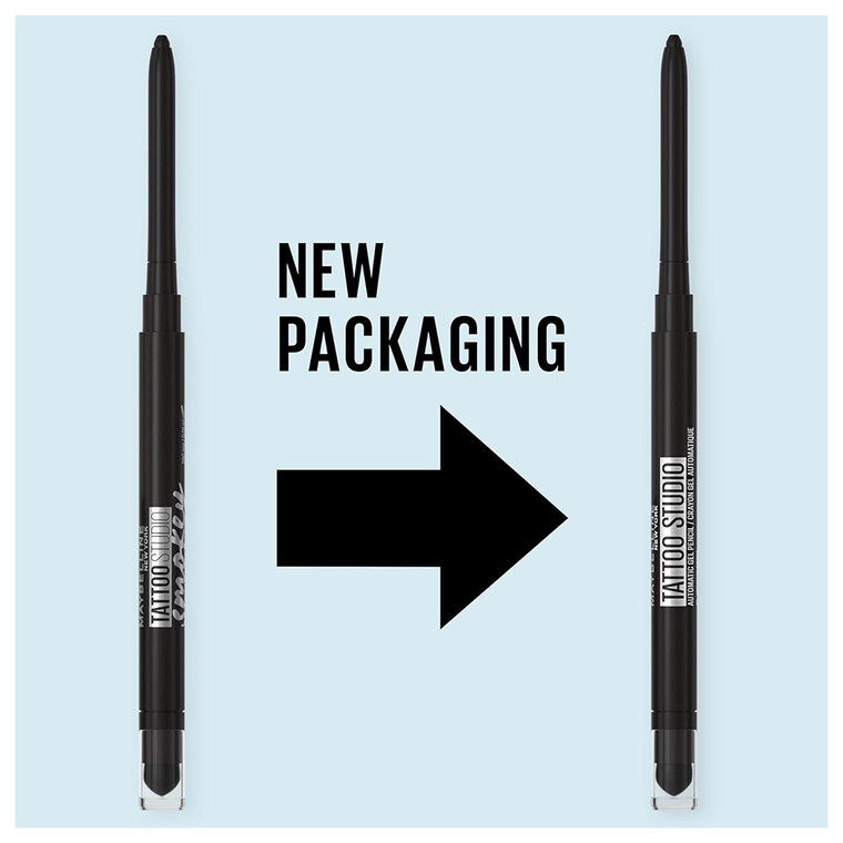 Maybelline TattooStudio Smokey Gel Eyeliner Pencil, Smokey Grey, 1 ea