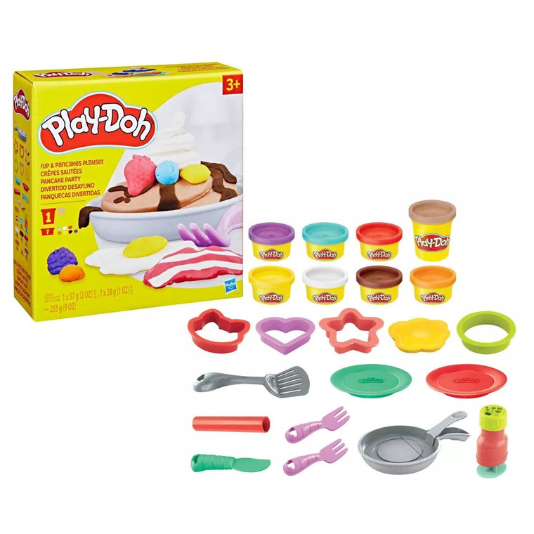 Hasbro Play Doh Kitchen Flip N Pancakes Playset Creative Cooking Fun Pretend Food Activity 1 Ea
