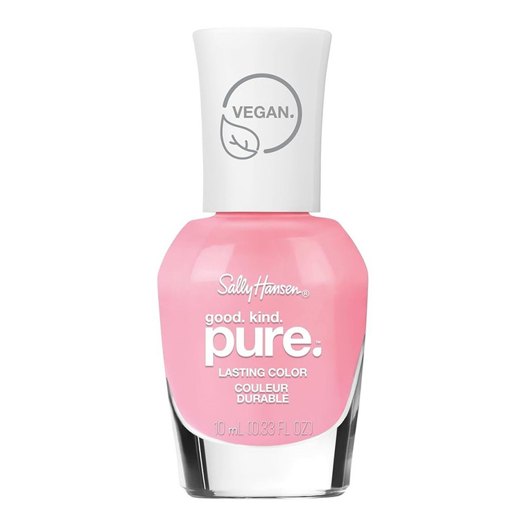 Sally Hansen Good.Kind.Pure Nail Polish Plant-Based Vegan 16-Free Longwear Just Bloom Pink 0.33 Oz