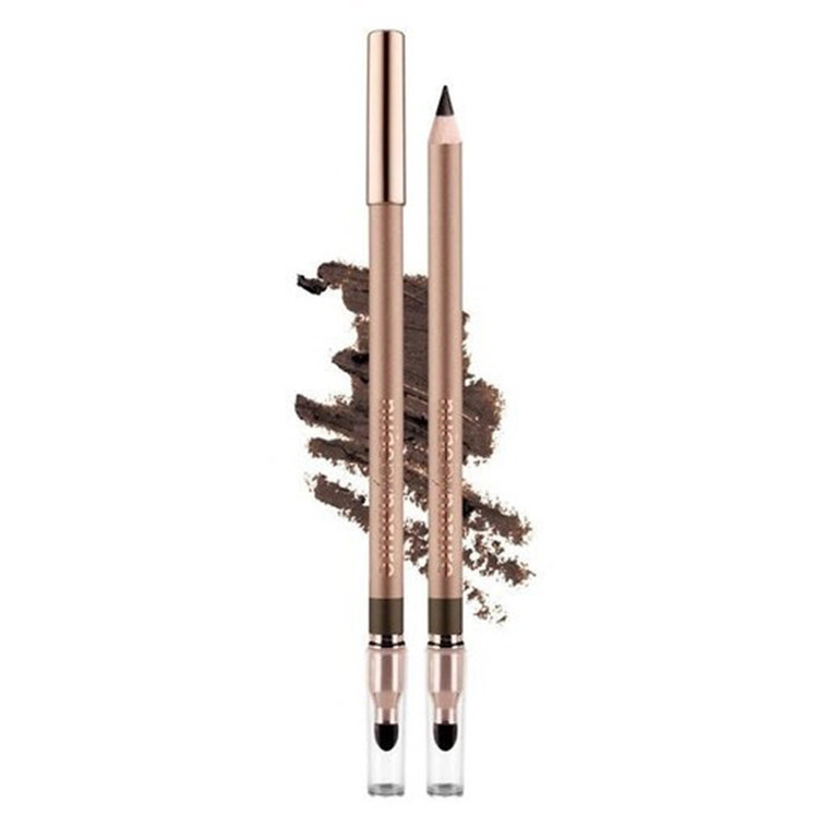 Nude by Nature Contour Eye Pencil for Natural and Smudge-Proof Lines, 02 Brown, 1 ea