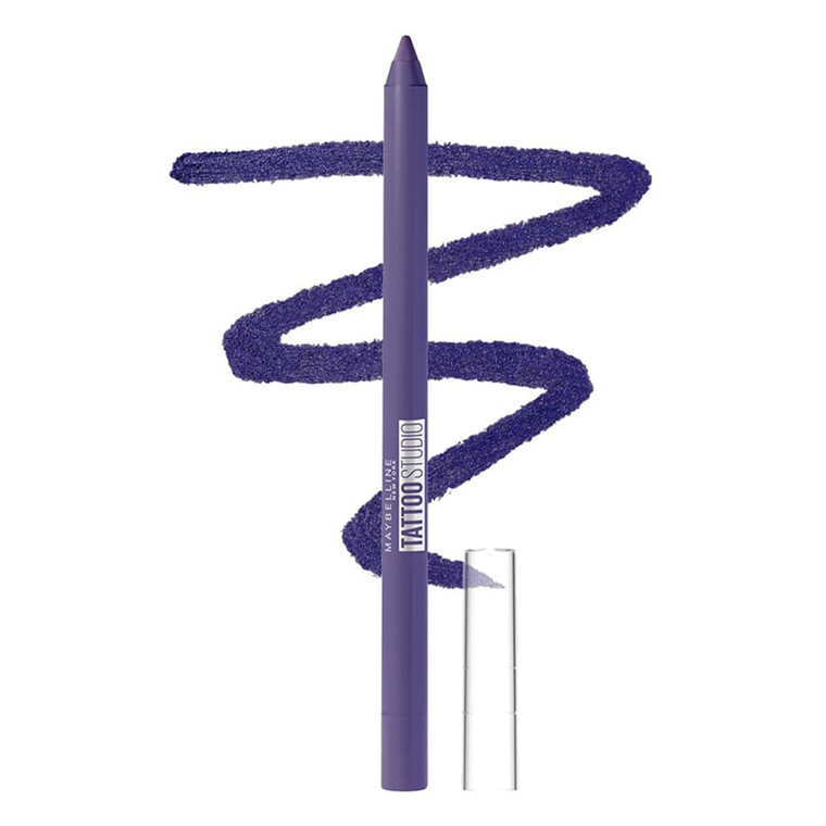 Maybelline TattooStudio Gel Eyeliner Pencil Rich Amethyst Longwear Makeup, 0.04 oz