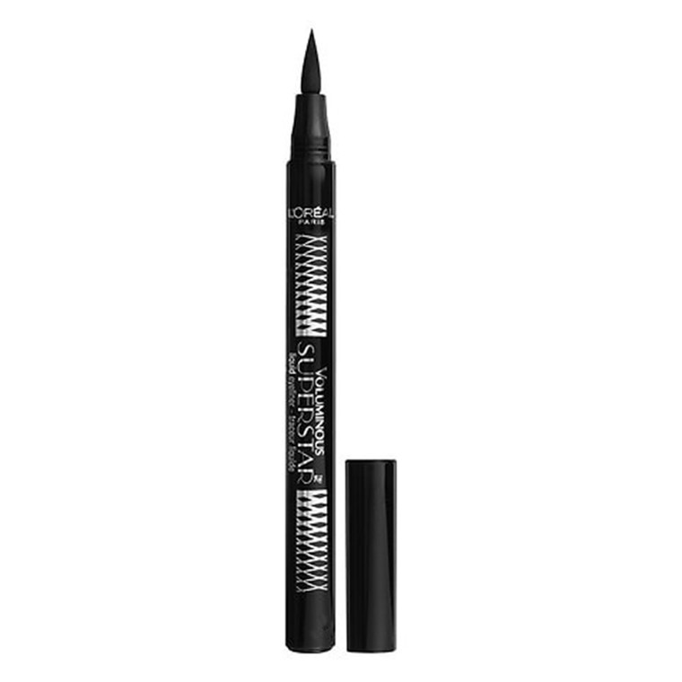 L'Oreal Paris Voluminous Superstar Eyeliner Black Precision Tip, 0.06 Oz