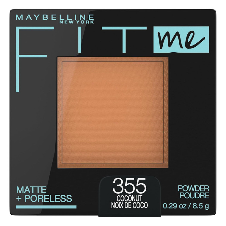 Maybelline Fit Me Matte and Poreless Pressed Powder Shine Control Coconut 355, 0.29 oz