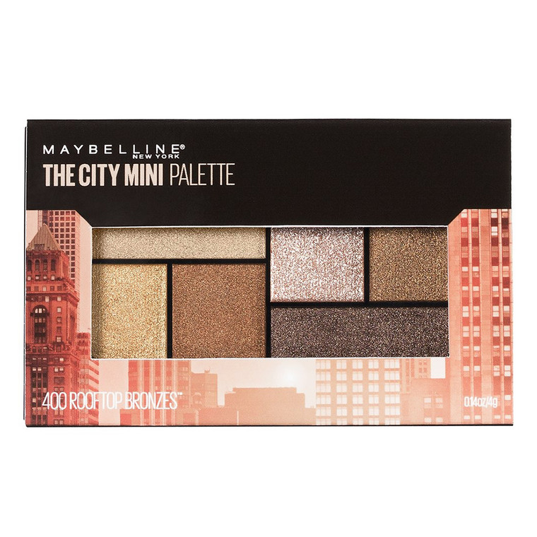 Maybelline The City Mini Eyeshadow Palette 400 Roof Top Bronzes, 1 Ea