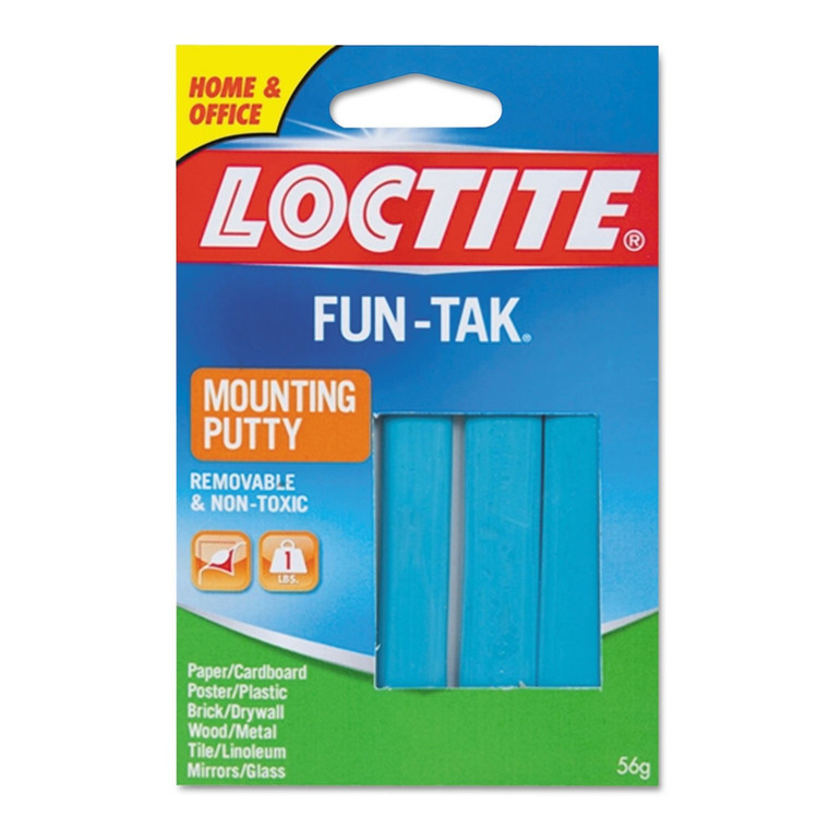 Loctite Fun Tak Mounting Putty Reusable Adhesive, 1 Ea