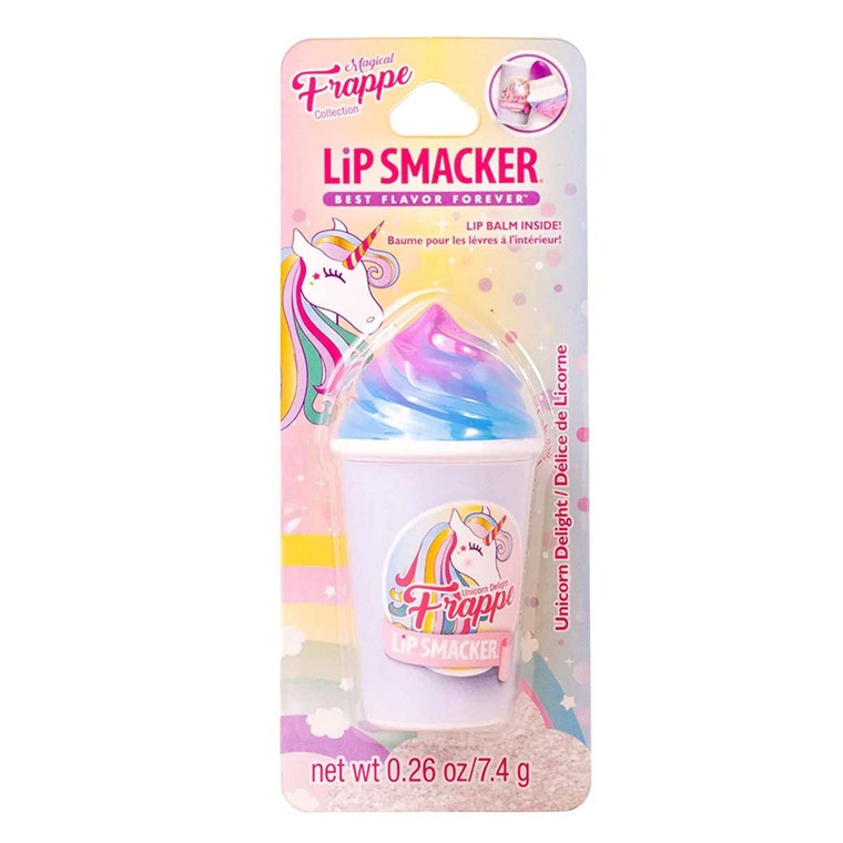 Lip Smacker Frappe Cup Lip Balm Unicorn Delight Flavor, 0.26 Oz