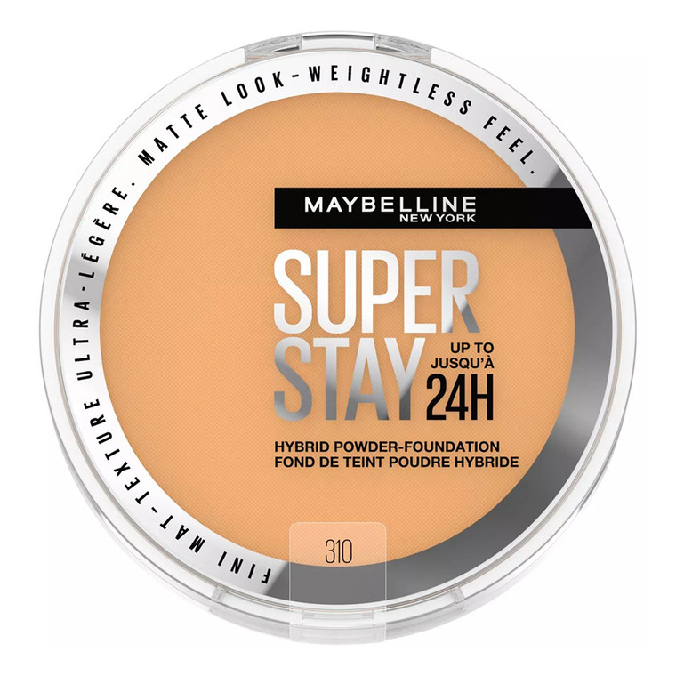 Maybelline Super Stay Hybrid Powder Foundation Shade 310 Up to 24HR Wear, 0.21 oz