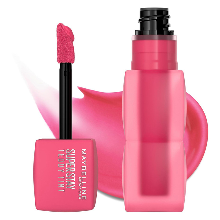 Maybelline Super Stay Teddy Tint Matte Lip Tint Long Lasting Pinky Promise, 0.17 Oz