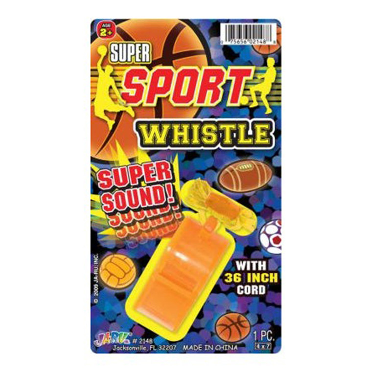 Ja-Ru Super Sound Whistle for Sports and Fun, 1 Ea