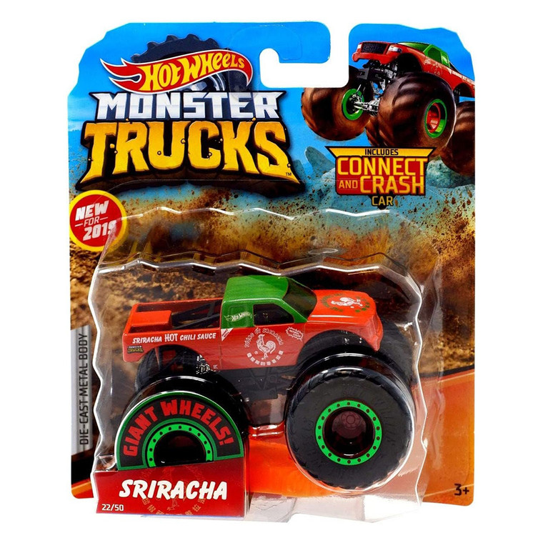 Various Monster Trucks 1:64 Scale Assorted, 1 Ea