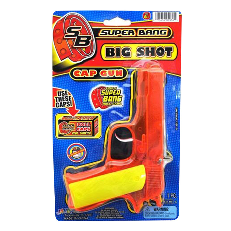 Ja-Ru Super Bang Big Shot Cap Gun for Loud Fun, 1 Ea