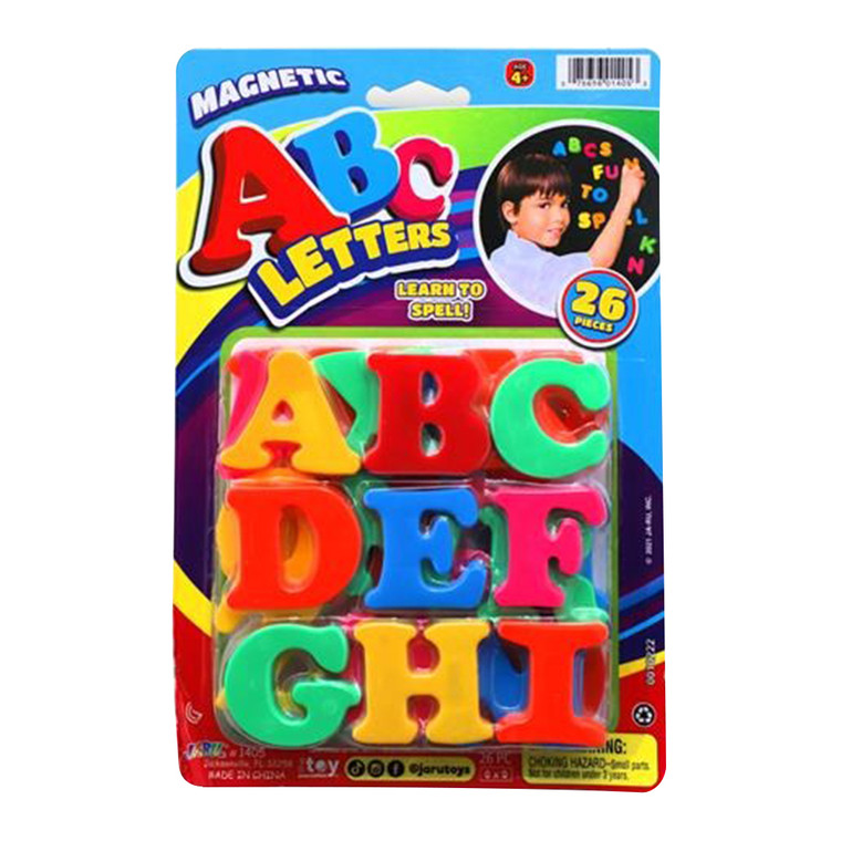 Ja-Ru Magnetic ABC Letters for Learning Spelling, 1 Ea