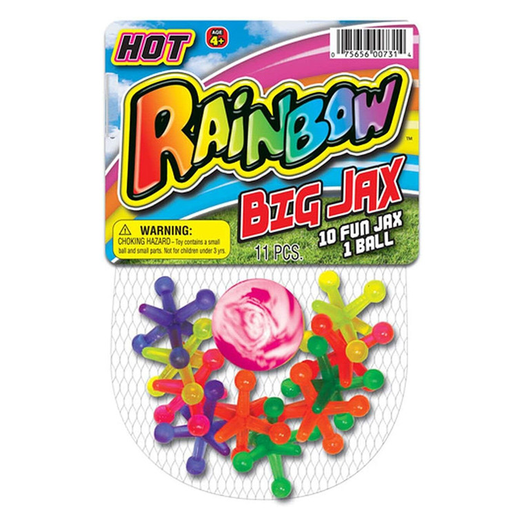 Ja-Ru Rainbow Big Jaxs for Classic Play 4.5x7 Inch, 1 Ea
