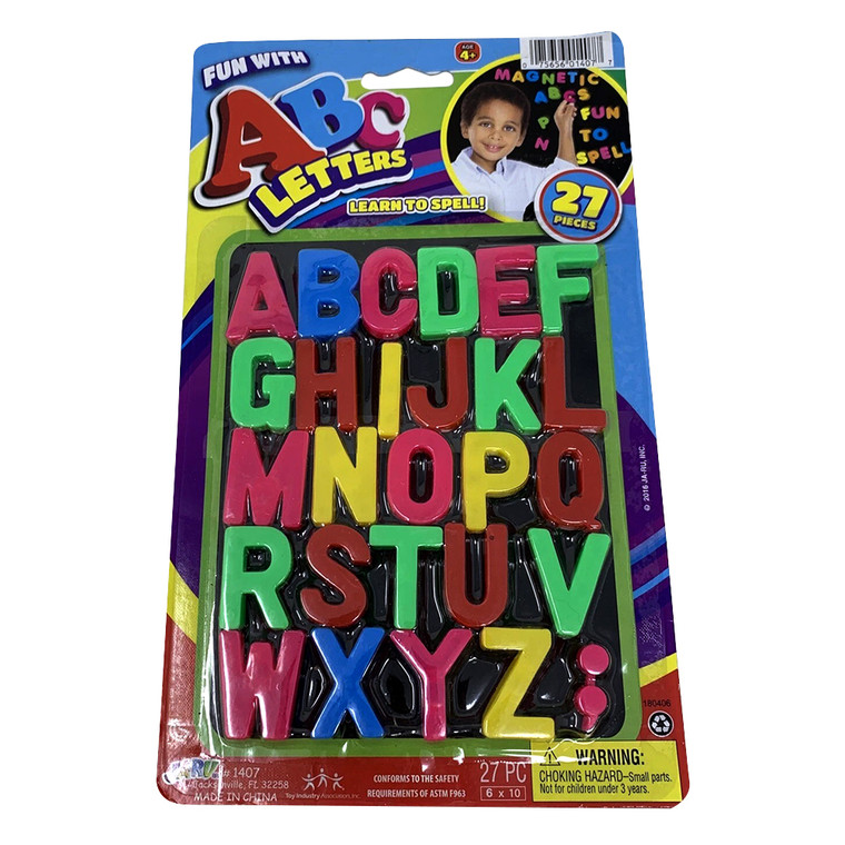 Ja-Ru Fun With ABC Letters for Early Learning, 1 Ea