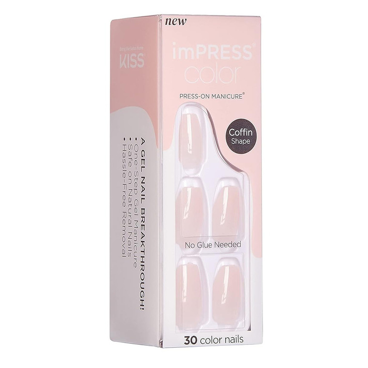 KISS imPRESS Press-On Nails for Easy Application Serendipity, 30 Ea