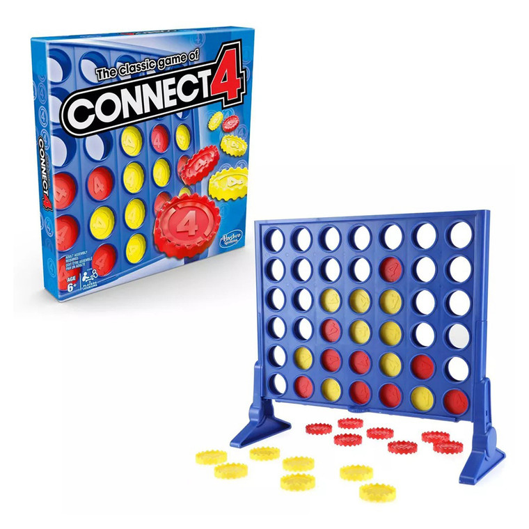 Hasbro Connect 4 Classic Grid Board Game for Two Players, 1 Ea