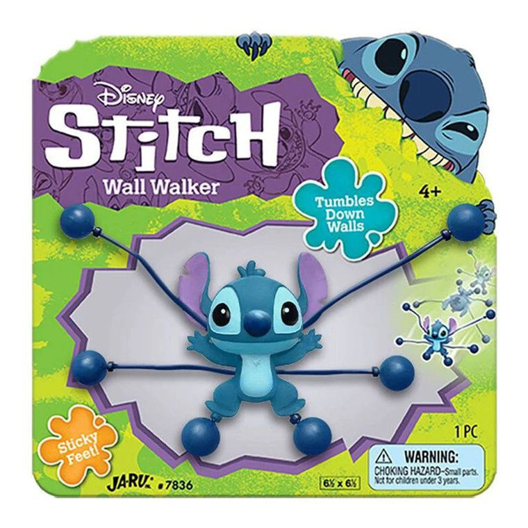Ja-Ru Disney Stitch Wall Walker for Sticky Fun, 1 Ea